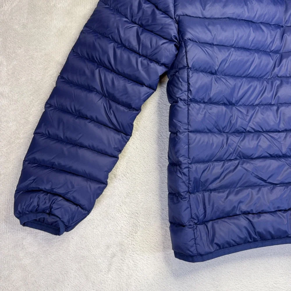 Eddie Bauer Kids Blue 650 Down Puffer Jacket Size M 7/8 E834OW903 Lightweight